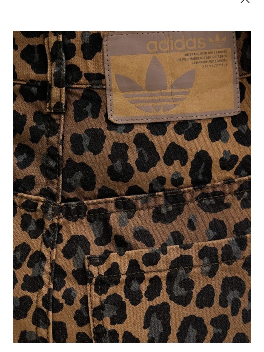 adidas
leopard-print striped jeans - Picture 5 of 5